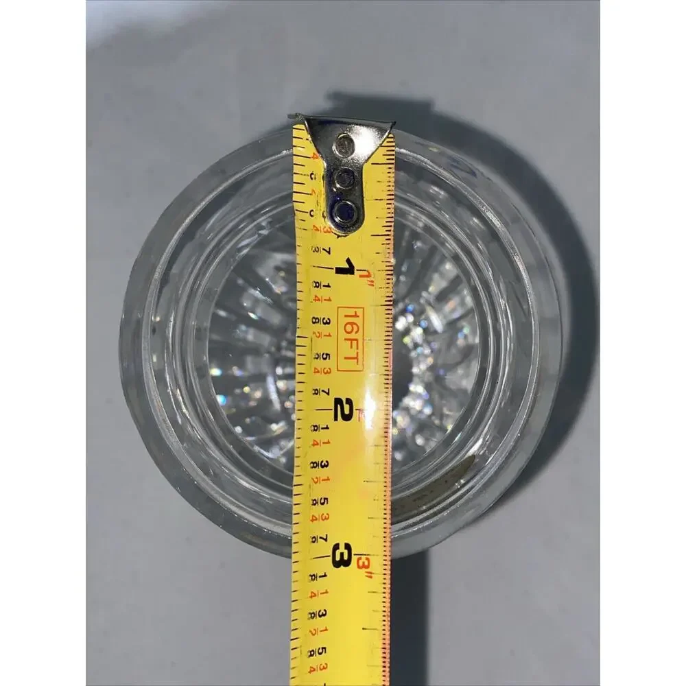 Block‎ Olympic 7” Rose Vase 24% Full Lead Crystal Hand Made In Czech Republic